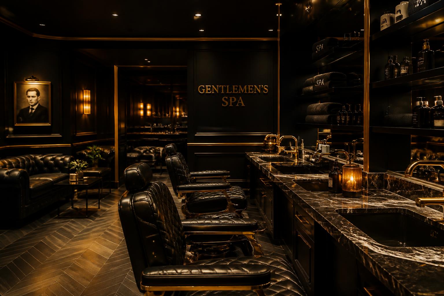 QN Marina Men's Spa interior